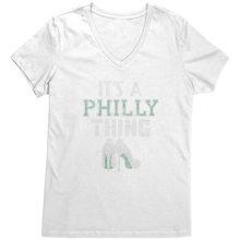 Load image into Gallery viewer, Its_a_Philly_Thing_Vneck_Philadelphia__Bright_White_Mockup.png