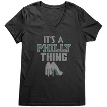Load image into Gallery viewer, Its_a_Philly_Thing_Vneck_Philadelphia__Jet_Black_Mockup.png