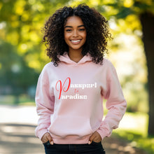 Load image into Gallery viewer, Passport To Paradise Hoodie For Women Vacation Hoodie, Girls Trip Travel Hoodie, Cruise Shirt Travel Gifts For Her, Womens Graphic Hoodie