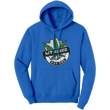 Load image into Gallery viewer, Lit_Since_Day_One_Hoodie_Marijuana_Hood_Royal_Front_Mockup.png