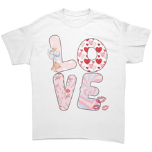 Load image into Gallery viewer, Love_Shirt_Cute_Love_Tshirt_Heart_Shir_White_Front_Mockup.png
