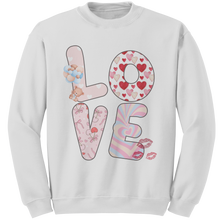Load image into Gallery viewer, Love_Sweatshirt_Cute_Love_Sweatshirt_H_White_Mockup.png