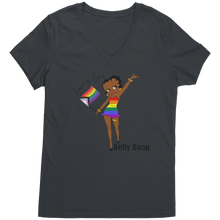 Load image into Gallery viewer, Love_is_Love_Shirt_Betty_Boop_Shirt_Eq_Charcoal_Mockup.png