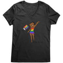 Load image into Gallery viewer, Love_is_Love_Shirt_Betty_Boop_Shirt_Eq_Jet_Black_Mockup.png