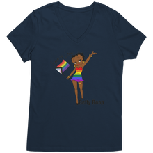 Load image into Gallery viewer, Love_is_Love_Shirt_Betty_Boop_Shirt_Eq_New_Navy_Mockup.png
