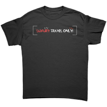 Load image into Gallery viewer, Luxury_Travel_Shirt_For_Women_Cute_Trav_Black_Front_Mockup.png