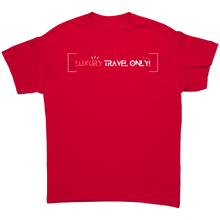 Load image into Gallery viewer, Luxury_Travel_Shirt_For_Women_Cute_Trav_Red_Front_Mockup.png