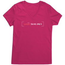 Load image into Gallery viewer, Luxury_Travel_Shirt_For_Women_Vacation_V_Dark_Fuchsia_Mockup.png