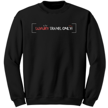 Load image into Gallery viewer, Luxury_Travel_Sweatshirt_For_Women_Cute_Black_Mockup.png