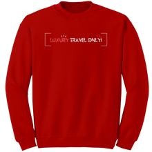 Load image into Gallery viewer, Luxury_Travel_Sweatshirt_For_Women_Cute_Red_Mockup.png