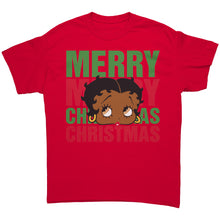 Load image into Gallery viewer, Merry Christmas Betty Boop Shirt, Holiday Graphic Tee for Women, Christmas Gifts for Her Black Betty Boop Christmas T-Shirt, Womens Clothing