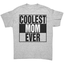 Load image into Gallery viewer, Mom_Shirt_Coolest_Mom_Ever_Shirt_Mama__Ash_Grey_Front_Mockup.png