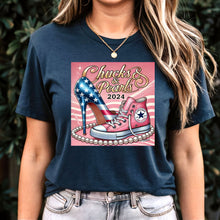 Load image into Gallery viewer, Chucks and Pearl 2024 Shirt, Kamala Harris Shirt, Election Shirt, President Shirt, Kamala Support Shirt, Inauguration Shirt, Democrat Shirt