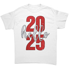 Load image into Gallery viewer, New Year Shirt, Hello 2025 Shirt, New Year Tshirt, 2025 New Year Shirt, New Year Family Shirt, Christmas Shirt, Christmas Gift For Family