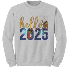 Load image into Gallery viewer, New Year Sweatshirt, Hello 2025 Sweatshirt, Betty Boop Sweatshirt, Happy New Year Sweater, Holiday Gift, Womens Christmas Gift For Her