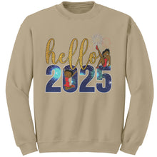 Load image into Gallery viewer, New Year Sweatshirt, Hello 2025 Sweatshirt, Betty Boop Sweatshirt, Happy New Year Sweater, Holiday Gift, Womens Christmas Gift For Her