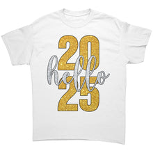 Load image into Gallery viewer, New Year Tshirt, Hello 2025 Shirt, 2025 New Year Shirt, New Year 2025 Family Shirt, Family Gift, Christmas Shirt, Christmas Gift For Her