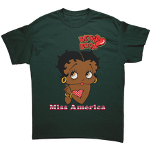 Load image into Gallery viewer, Patriotic_Shirts_Miss_USA_Shirt_Miss_A_Forest_Green_Mockup.png