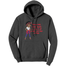 Load image into Gallery viewer, Raising_Legend_Mom_Womens_Hoodie_Cute_B_Dark_Heather_Front_Mockup.png