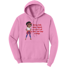 Load image into Gallery viewer, Raising_Legend_Mom_Womens_Hoodie_Cute_B_Light_Pink_Front_Mockup.png