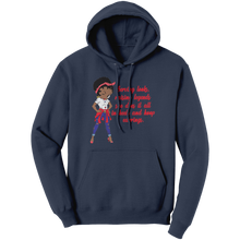 Load image into Gallery viewer, Raising_Legend_Mom_Womens_Hoodie_Cute_B_Navy_Front_Mockup.png