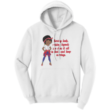 Load image into Gallery viewer, Raising_Legend_Mom_Womens_Hoodie_Cute_B_White_Front_Mockup.png