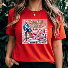 Load image into Gallery viewer, Chucks and Pearl 2024 Shirt, Kamala Harris Shirt, Election Shirt, President Shirt, Kamala Support Shirt, Inauguration Shirt, Democrat Shirt