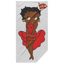 Load image into Gallery viewer, Red Siren Betty Boop Towel - Soft and Large
