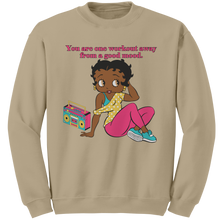 Load image into Gallery viewer, Retro_Betty_Boop_Sweatshirt_Cute_Betty__Sand_Mockup.png