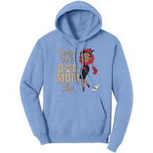 Load image into Gallery viewer, Rocking_The_Dog_Mom_Life_Hoodie_Mom_Wom_Light_Blue_Front_Mockup.png
