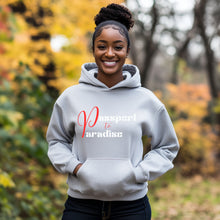 Load image into Gallery viewer, Passport To Paradise Hoodie For Women Vacation Hoodie, Girls Trip Travel Hoodie, Cruise Shirt Travel Gifts For Her, Womens Graphic Hoodie