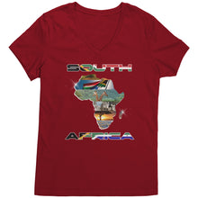 Load image into Gallery viewer, Safari Vneck Shirt, South Africa Vneck Shirt, Africa Tour Shirt Safari Zoo Vneck Shirt Vacation Shirt African Safari Zoo Shirt, Travel Gifts