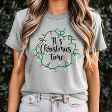 Load image into Gallery viewer, It's Christmas Time Shirt, Merry Christmas T-Shirt, Christmas Lights Shirt, Christmas Lights T-Shirt, Christmas Shirt, Christmas Gift