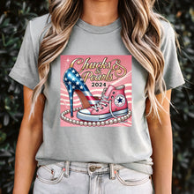 Load image into Gallery viewer, Chucks and Pearl 2024 Shirt, Kamala Harris Shirt, Election Shirt, President Shirt, Kamala Support Shirt, Inauguration Shirt, Democrat Shirt