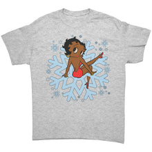 Load image into Gallery viewer, Snowflakes Shirt, Betty Boop Shirt, Christmas Shirt, Snowflake Christmas T-Shirt For Women, Snowflakes Design Shirt, Christmas Gift For Her