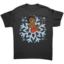 Load image into Gallery viewer, Snowflakes Shirt, Betty Boop Shirt, Christmas Shirt, Snowflake Christmas T-Shirt For Women, Snowflakes Design Shirt, Christmas Gift For Her