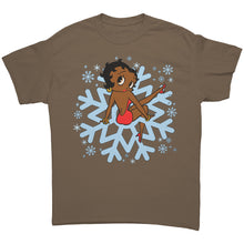 Load image into Gallery viewer, Snowflakes Shirt, Betty Boop Shirt, Christmas Shirt, Snowflake Christmas T-Shirt For Women, Snowflakes Design Shirt, Christmas Gift For Her