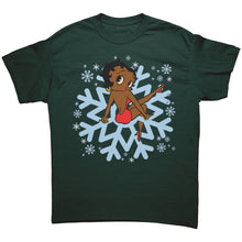 Load image into Gallery viewer, Snowflakes Shirt, Betty Boop Shirt, Christmas Shirt, Snowflake Christmas T-Shirt For Women, Snowflakes Design Shirt, Christmas Gift For Her
