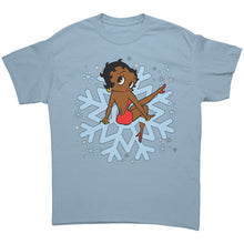 Load image into Gallery viewer, Snowflakes Shirt, Betty Boop Shirt, Christmas Shirt, Snowflake Christmas T-Shirt For Women, Snowflakes Design Shirt, Christmas Gift For Her