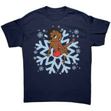 Load image into Gallery viewer, Snowflakes Shirt, Betty Boop Shirt, Christmas Shirt, Snowflake Christmas T-Shirt For Women, Snowflakes Design Shirt, Christmas Gift For Her