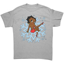 Load image into Gallery viewer, Snowflakes Shirt, Betty Boop Shirt, Christmas Shirt, Snowflake Christmas T-Shirt For Women, Snowflakes Design Shirt, Christmas Gift For Her