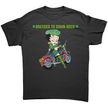 Load image into Gallery viewer, St_Patricks_Shirt_Betty_Boop_Shirt_Dre_Black_Front_Mockup.png