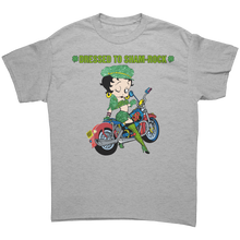 Load image into Gallery viewer, St_Patricks_Shirt_Betty_Boop_Shirt_Dre_Sport_Grey_Front_Mockup.png