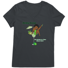 Load image into Gallery viewer, St_Patricks_Shirt_Betty_Boop_Shirt_One_Charcoal_Mockup.png