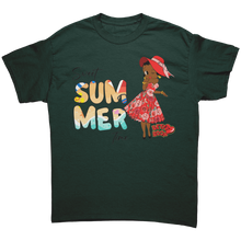Load image into Gallery viewer, Sweet_Summer_Shirt_Betty_Boop_Summer_Ts_Forest_Green_Mockup.png