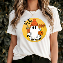 Load image into Gallery viewer, Comfort Colors Halloween Ghost Shirt, Halloween Shirt, Halloween Gift, Halloween Pumpkin Shirt, Spooky Season Shirt, Trick or Treat Shirt