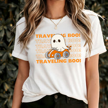 Load image into Gallery viewer, Comfort Colors Traveling Boo Shirt, Cute Halloween Shirt, Spooky Season Shirt, Trick or Treat Shirt, Halloween Gift, Ghost Shirt, Unsex Tee