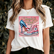 Load image into Gallery viewer, Chucks and Pearl 2024 Shirt, Kamala Harris Shirt, Election Shirt, President Shirt, Kamala Support Shirt, Inauguration Shirt, Democrat Shirt