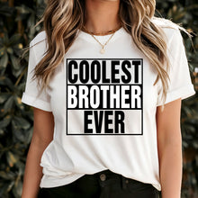 Load image into Gallery viewer, Comfort Colors Big Brother Shirt, Coolest Brother Ever Shirt, Brother Tshirt, Mens Clothing, Family Shirt, Graphic Tees, Christmas Gifts