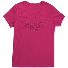 Load image into Gallery viewer, Wifey Shirt, Wifey Est 2025 Shirt, Wifey Crewneck, Wedding Shirt, Wedding Gift Valentine Shirt Valentine Gift For Her Valentine Womens Vneck